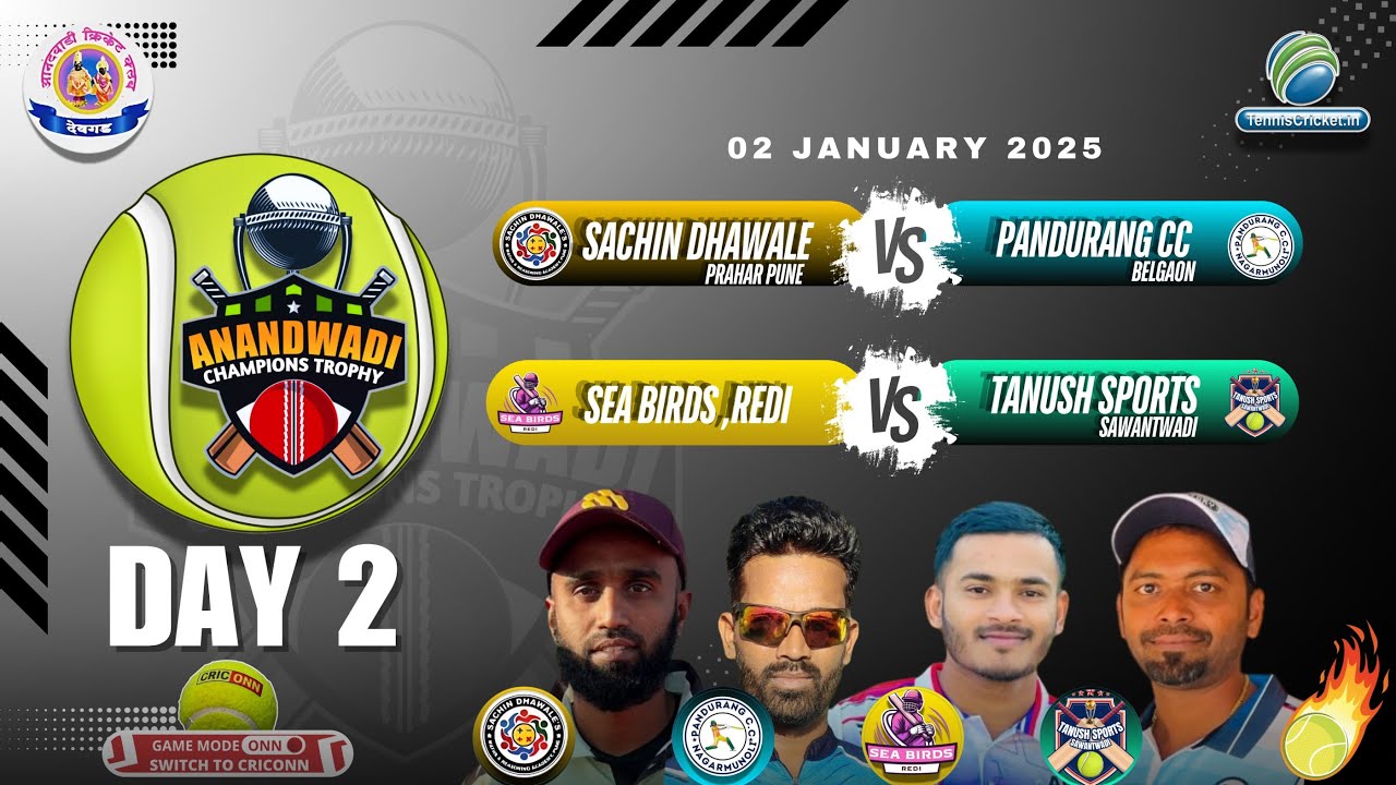 Ananadwadi Champions trophy 2025 || All India Open Tournament | Devgad | Day 2