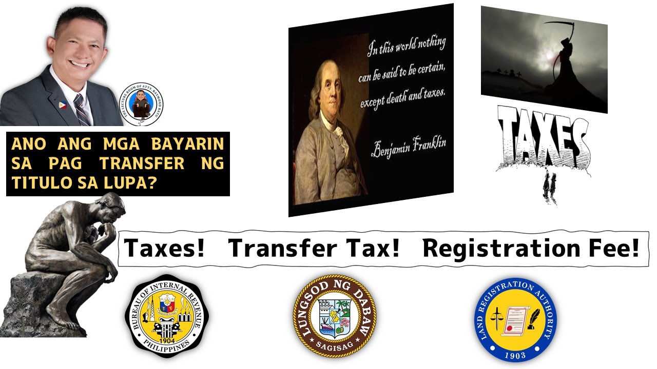 TAXES and LEGAL EXPENSES sa Pag Lipat ng Titulo