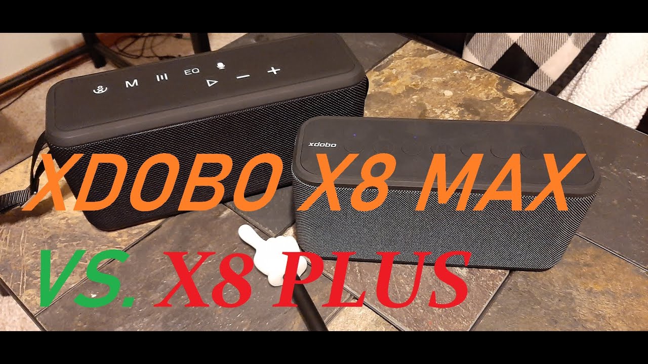 XDobo X8 Max 🆚  X8 Plus Indoor Bluetooth Speaker Comparison 🚽 EQ2 & 3. Is the Max Really Better?