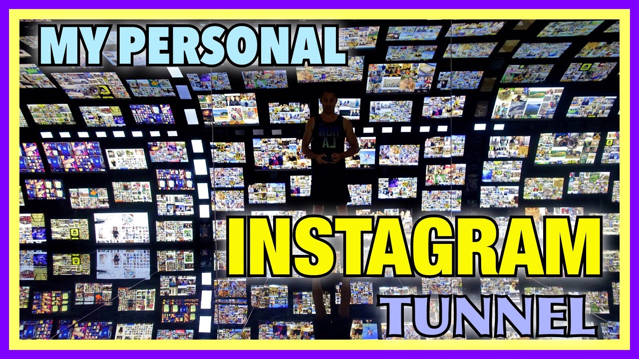 WALKING THROUGH AN INSTAGRAM TUNNEL IN NEW YORK CITY AT SAMSUNG 837