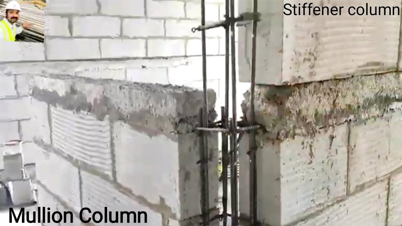 Mullion Column | Stiffener coloum | Bund | Bond | Patli beam | Brick work | Masonry work | wall