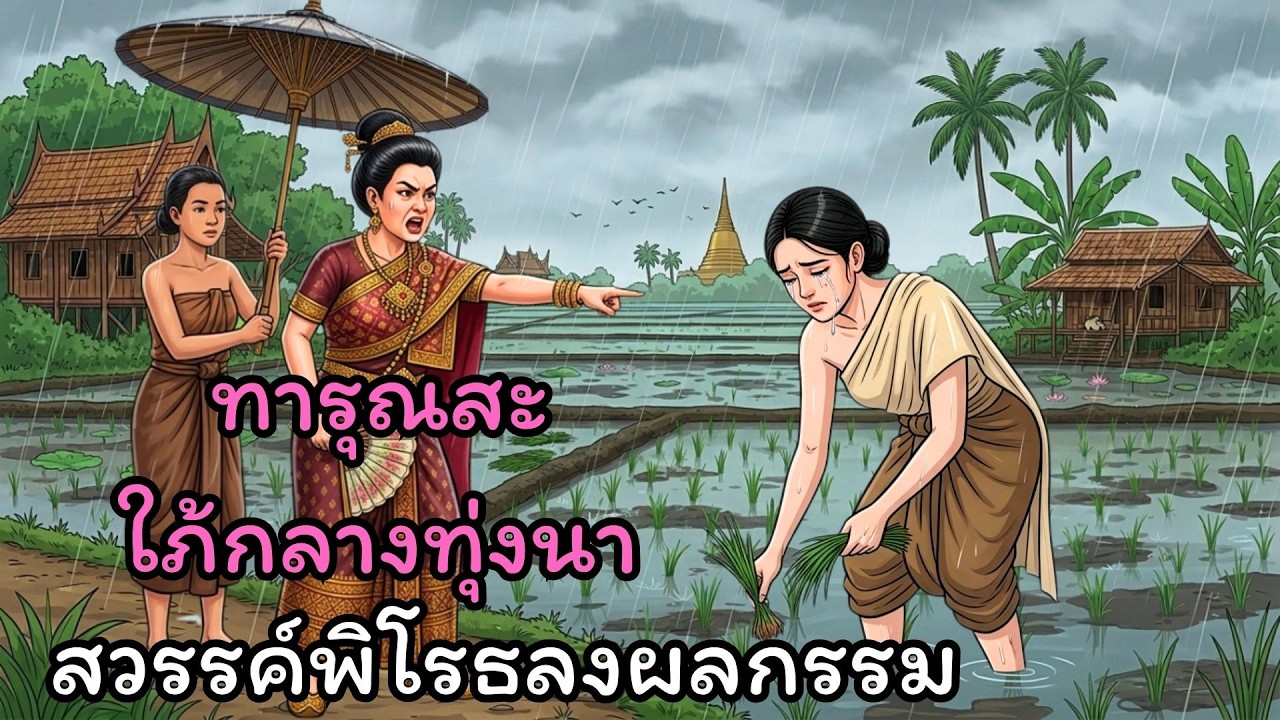 กฎแห่งกรรมกลางทุ่ง! ใช้ลูกสะใภ้เยี่ยงวัวควายให้ดำนา จุดจบแม่ผัวทำเอาช็อกทั้งหมู่บ้าน