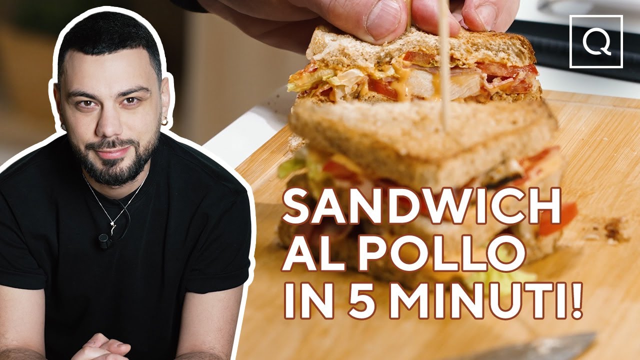 Sandwich al pollo in 5 minuti!