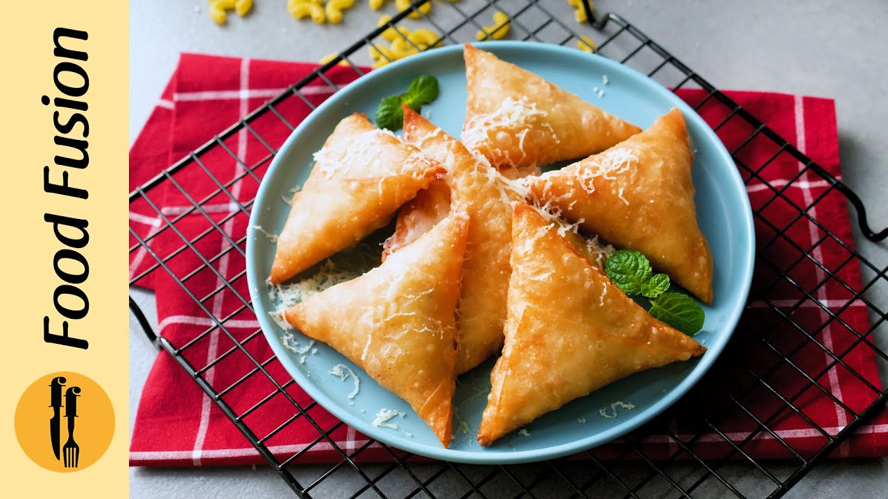 Mac & Cheese Samosa (Make & Freeze) Recipe By Food Fusion (Ramzan Special)