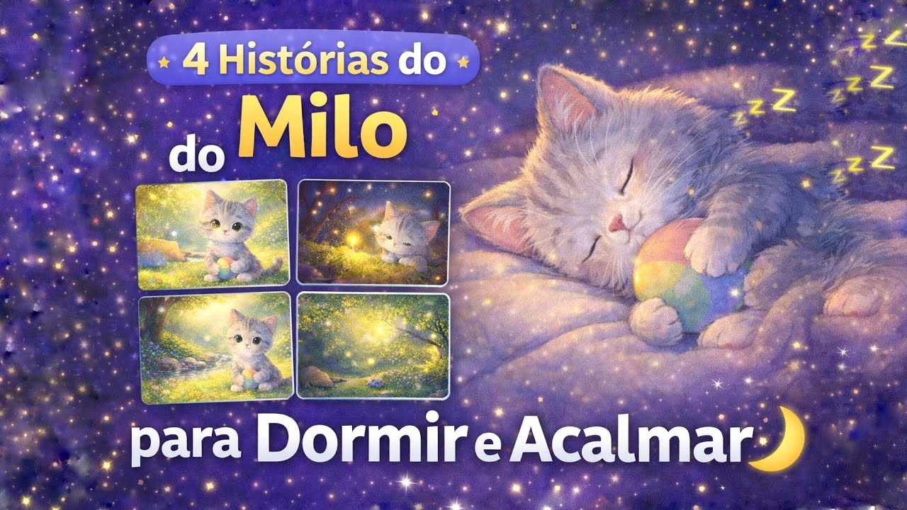 4 Histórias do Milo para Dormir e Acalmar