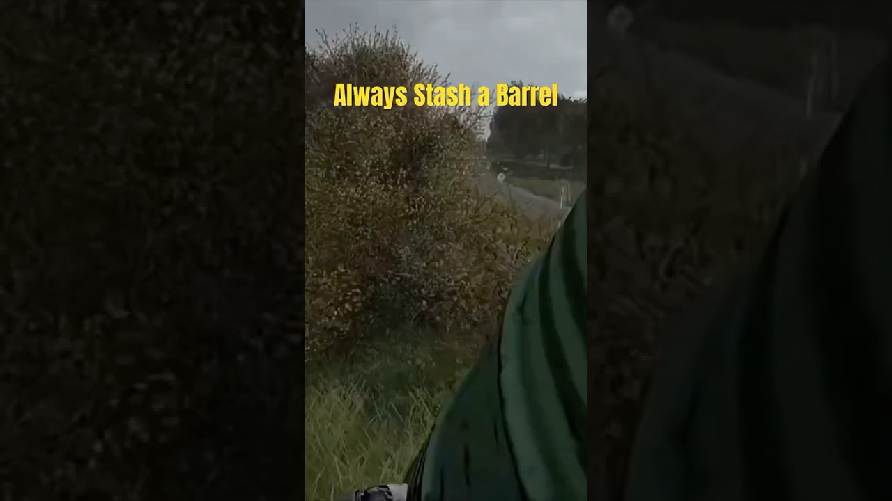 Tip: Stashing barrels helps future you. #dayz #dayzxbox #dayztips #dayztutorial
