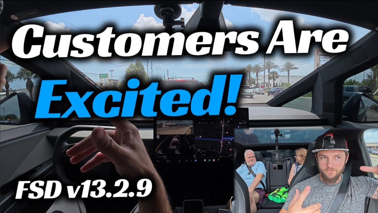 Paying Customers React to a Self-Driving Tesla Cybertruck! | Customer Reactions! Ep 113