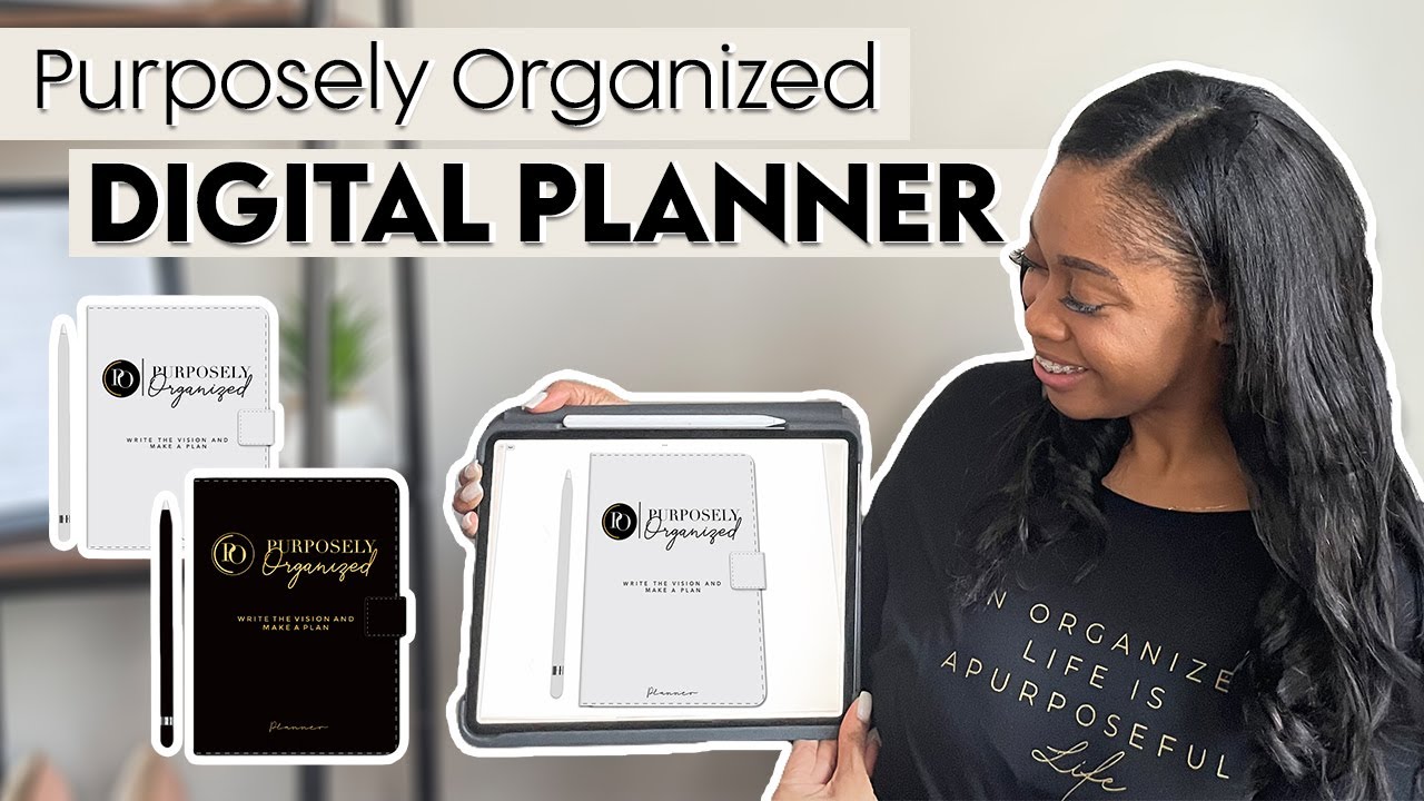 How I Use the Purposely Organized Digital Planner! Brief Tutorial