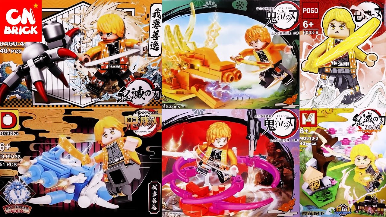 Lego Demon Slayer Zenitsu Minifigures Unoffical Lego