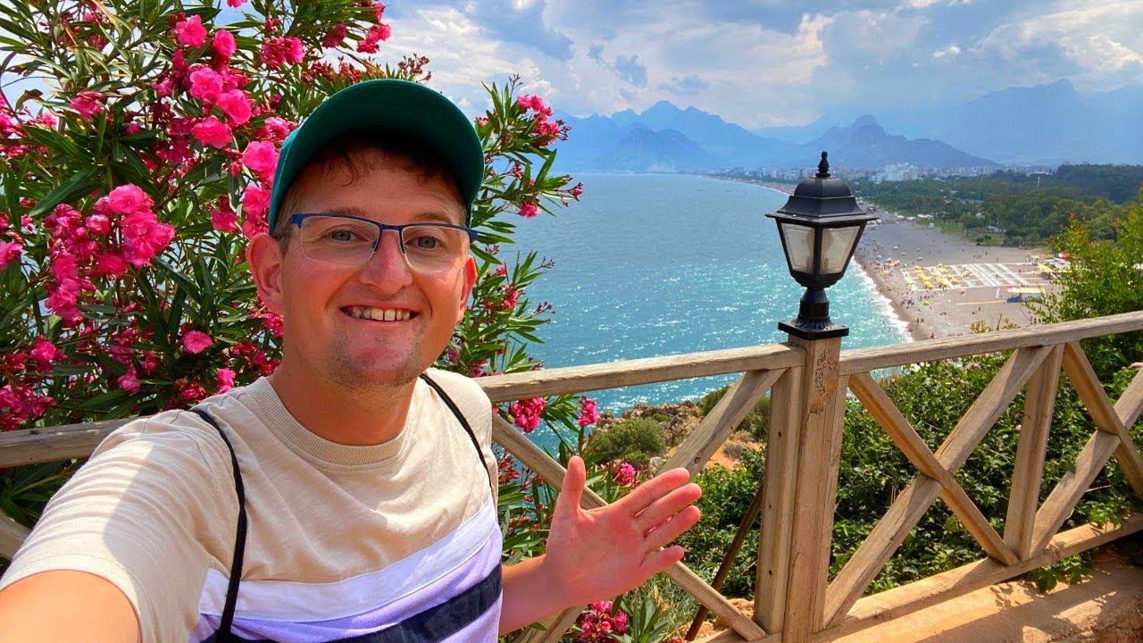Antalya Turkey! Beach & Sea Front Tour With AMAZING Views!