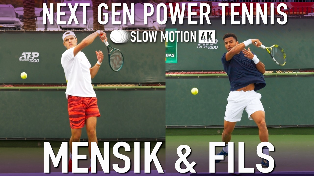 Mensik × Fils | Next Gen Power Tennis in Slow Motion [4K]