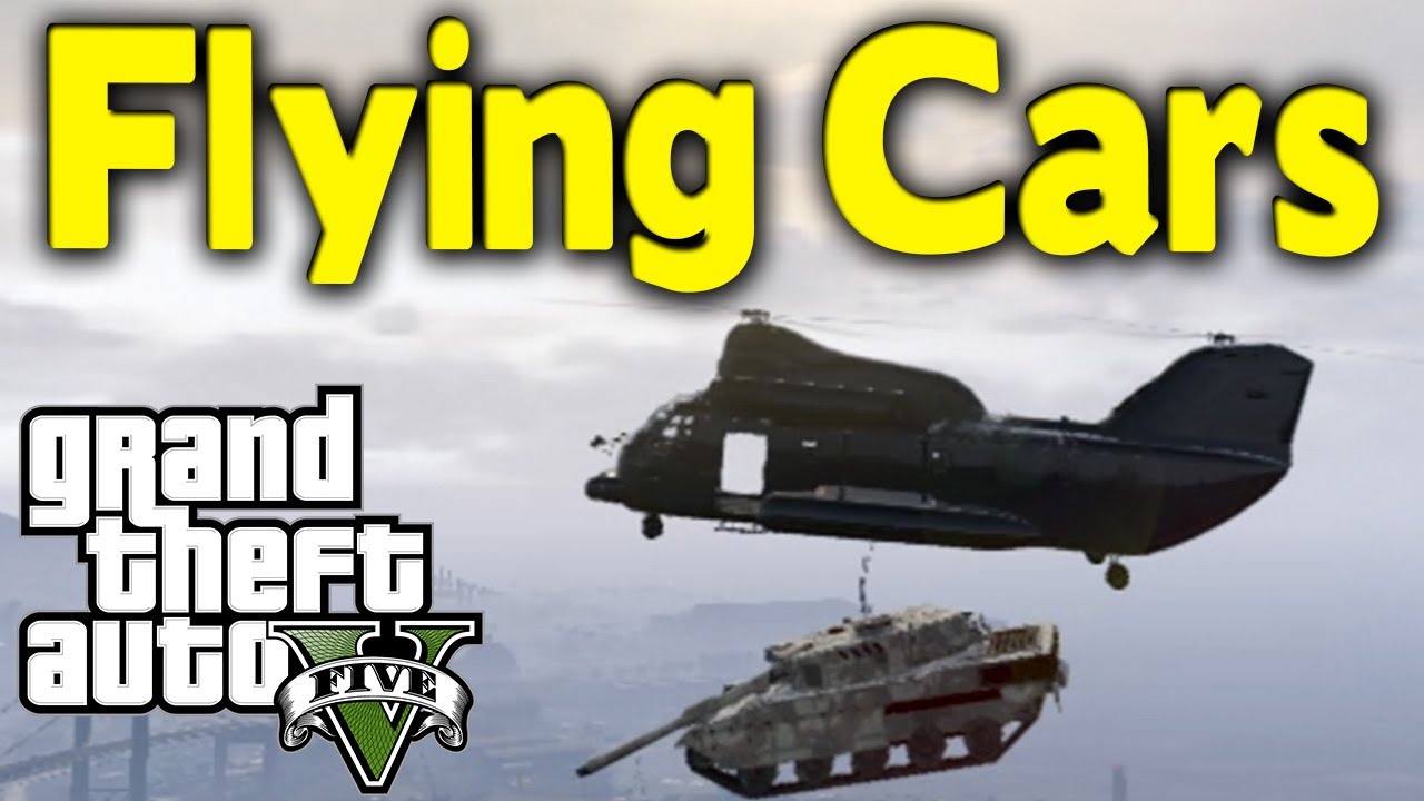 GTA 5 - FLYING CARS | 2 Awesome Ways To Transport Vehicles (How To / Tutorial) [GTA V]
