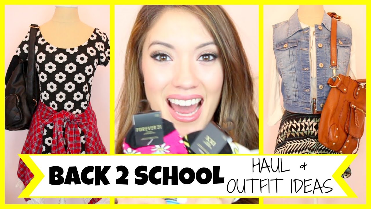 BACK TO SCHOOL HAUL & OUTFIT IDEAS! | Blair Fowler