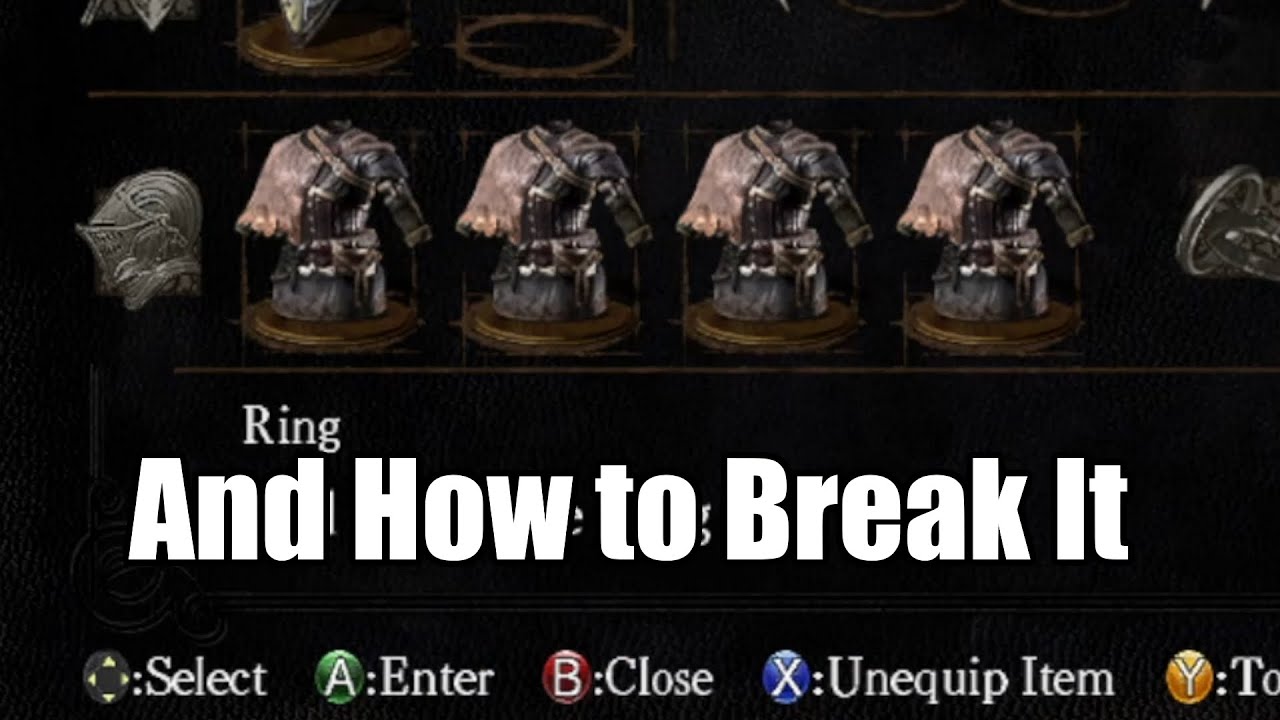 How the Souls Games' Inventory Works