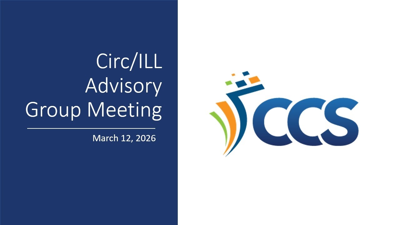 Circ/ILL Advisory - March 2026