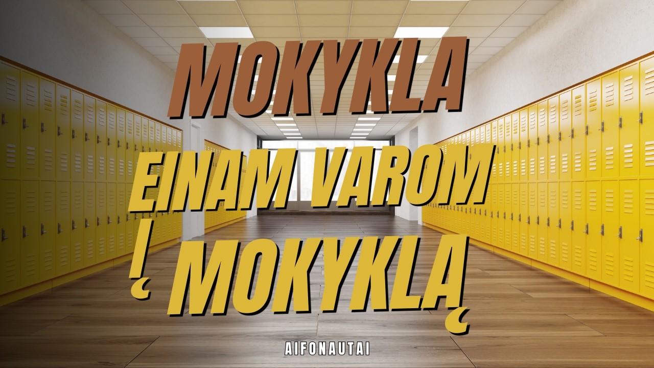 Mokykla, einam varom į mokyklą - AIFONAUTAI