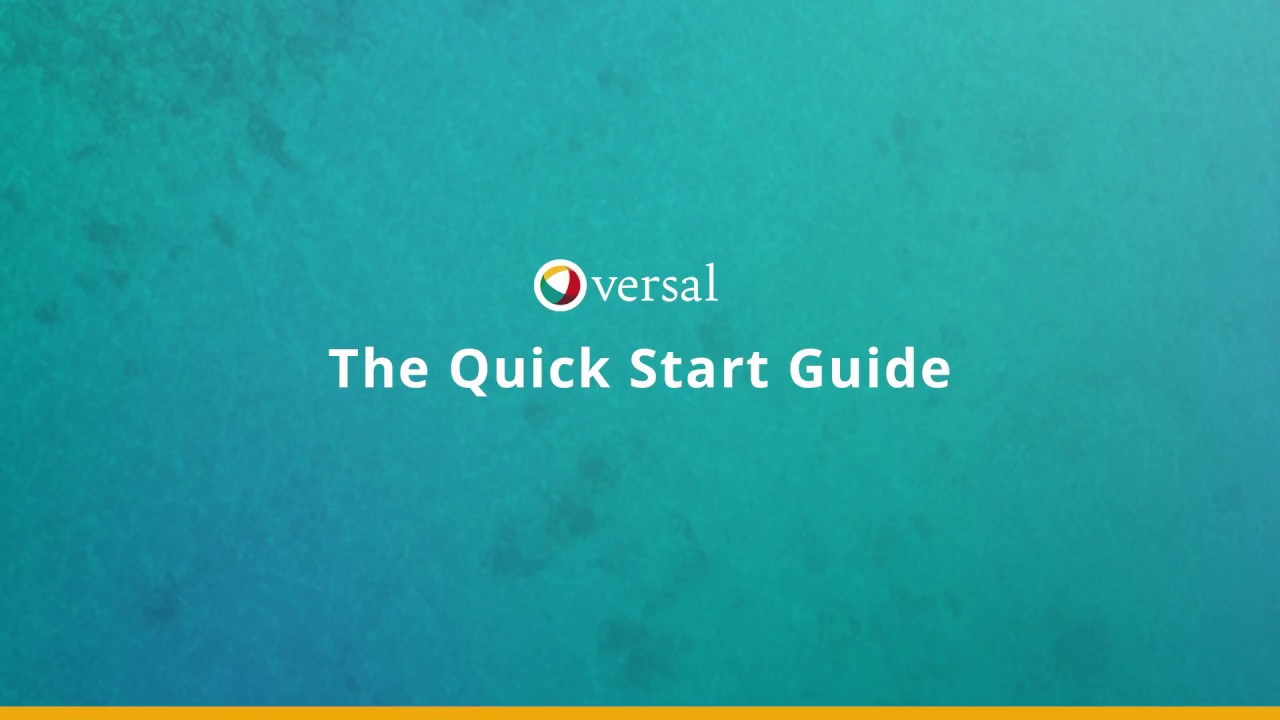 Versal Quick Start Guide 2018