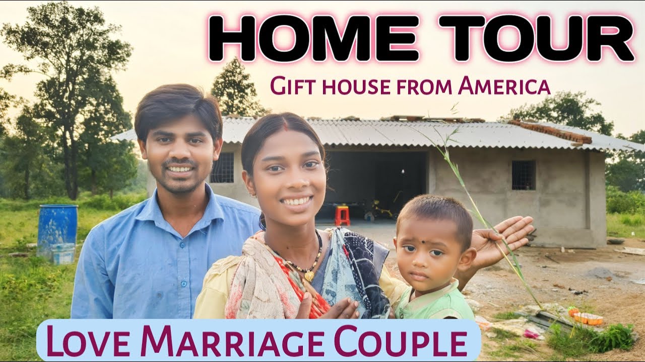 🏡HOME TOUR | GIFT HOUSE FROM AMERICA | LOVE MARRIAGE COUPLE | SR EKKA VLOGS | #vlog