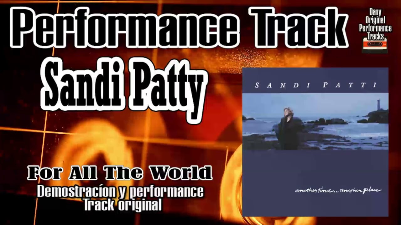 Sandi Patty - For All The World - Performance Tracks Original