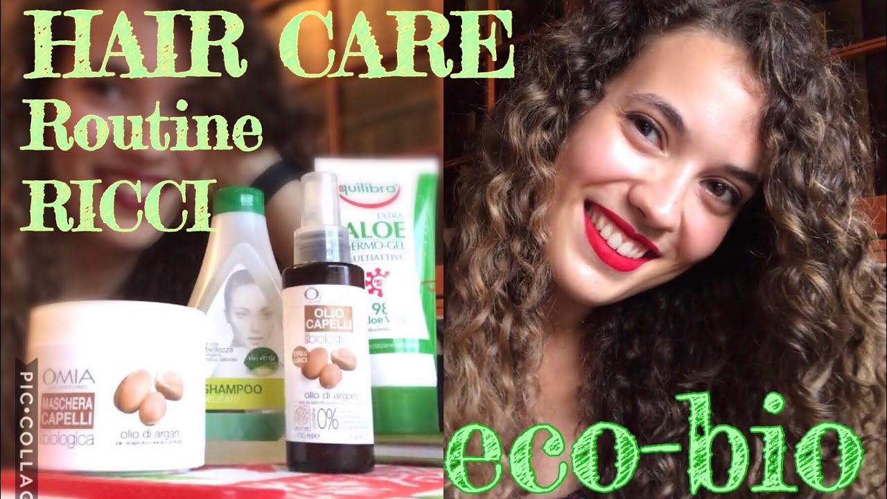 HAIR CARE routine ECO BIO 🌱 per capelli RICCI