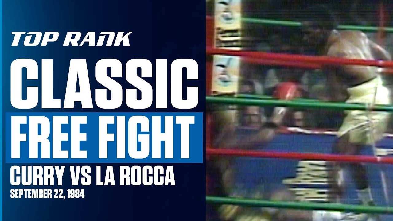 LONE STAR COBRA! Donald Curry KO's La Rocca | FREE FIGHT | SEPTEMBER 22, 1984