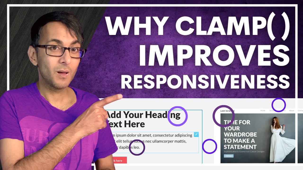 Why Clamp() improves Responsiveness for your Wordpress Website - Font -Images - Margins and Paddings