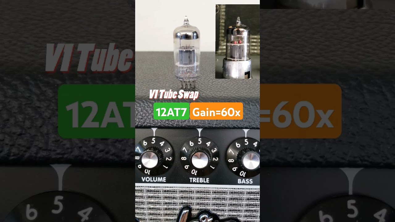Guitar Amp Tube Swap, 12AX7, 12AT7, 12AY7 #guitarist