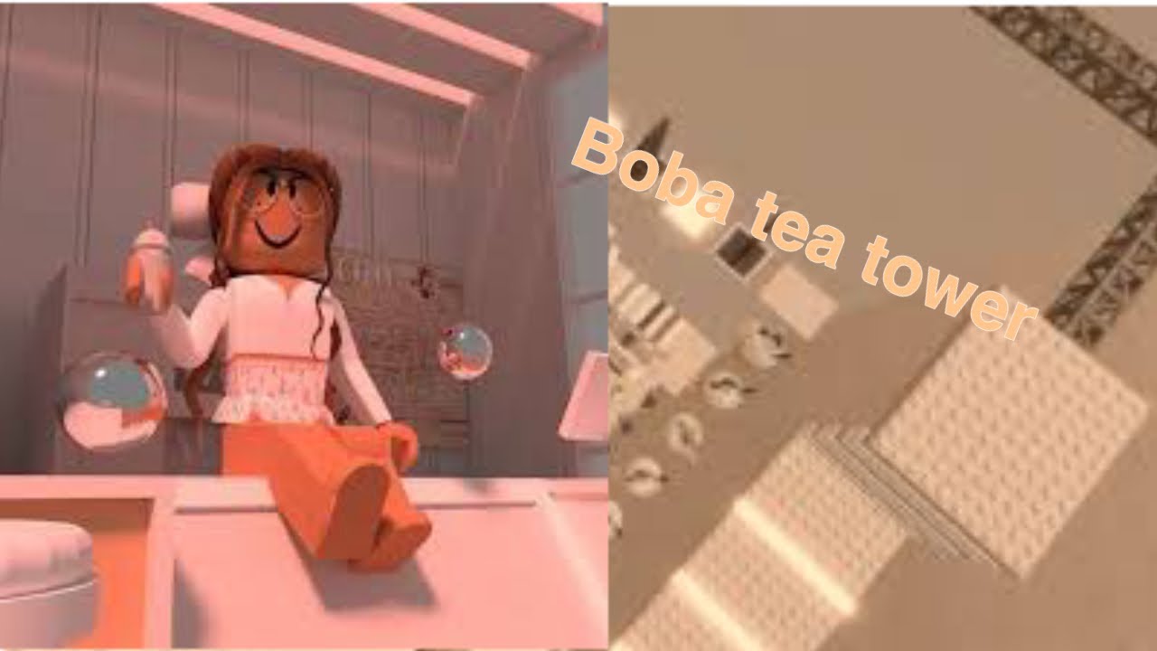 Boba tea tower