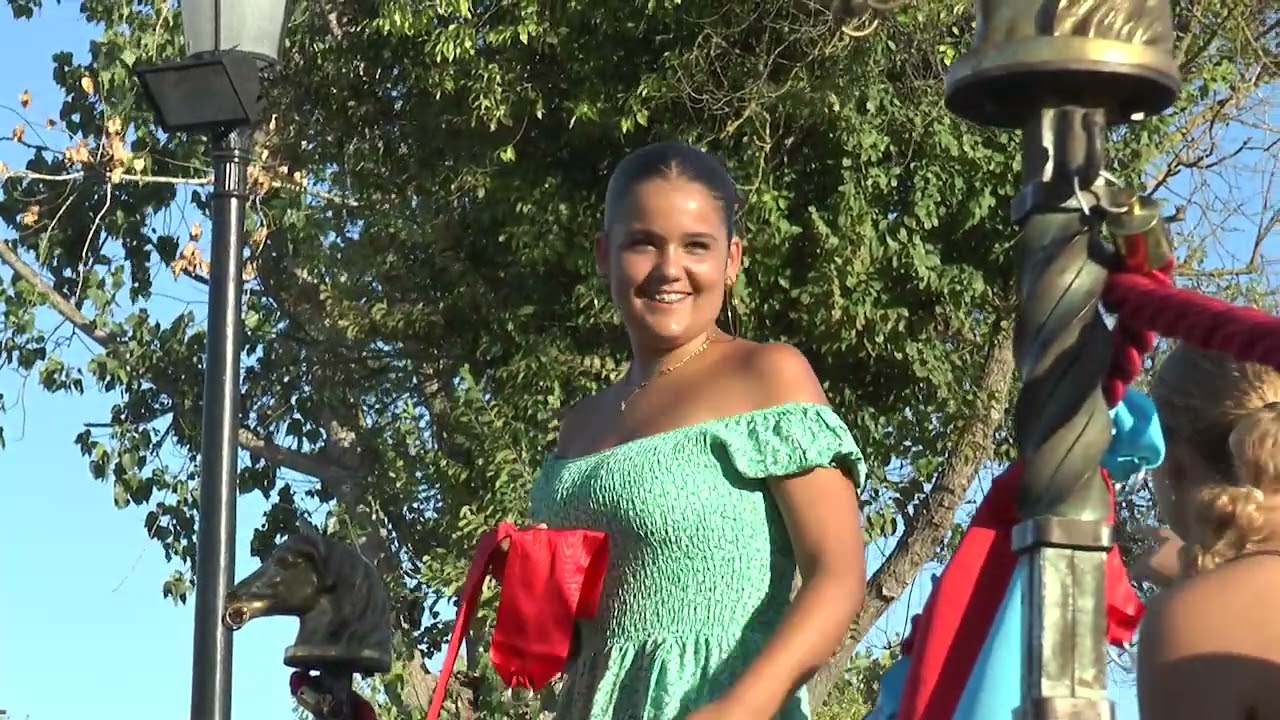 Carrera de Cintas a Caballo de menores en el Rocío