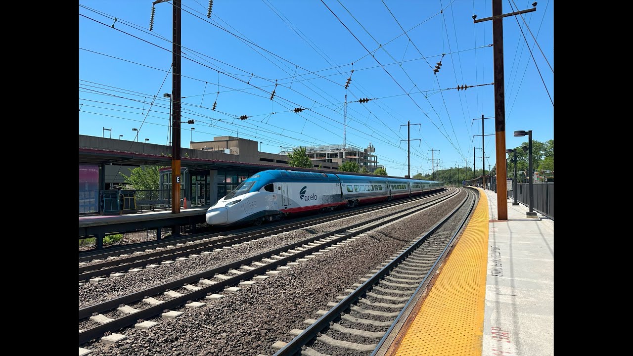 Amtrak Northeast Corridor Trains @ Metropark (5/19/25)