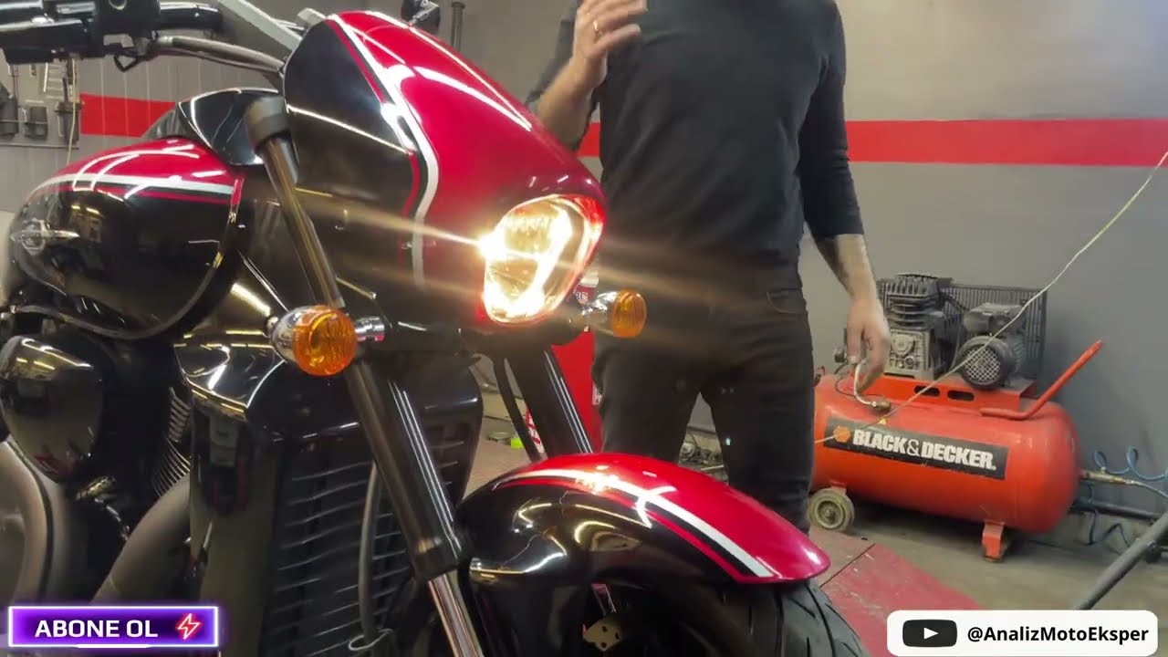 SUZUKİ 1800 İNTRUDER EKSPERTİZ'E Analiz Moto Eksper'e geldi.