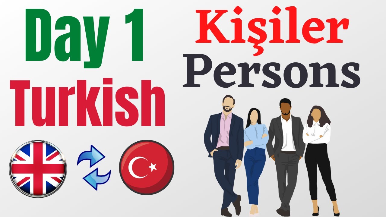 Learn Turkish Daily - Day 1 - The People (Part 1)