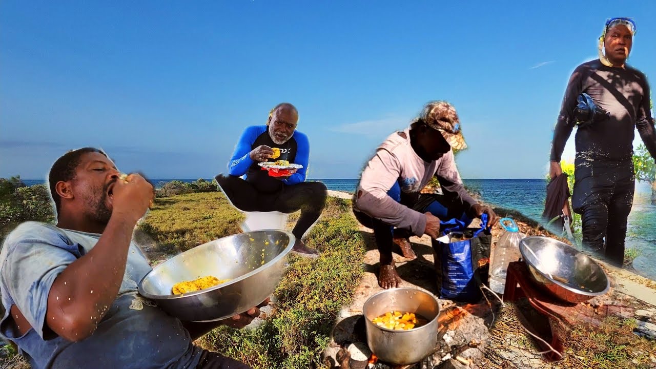 Survival Skills On A Deserted Tropical Island: Hunting, Catching, Cleaning And Cooking