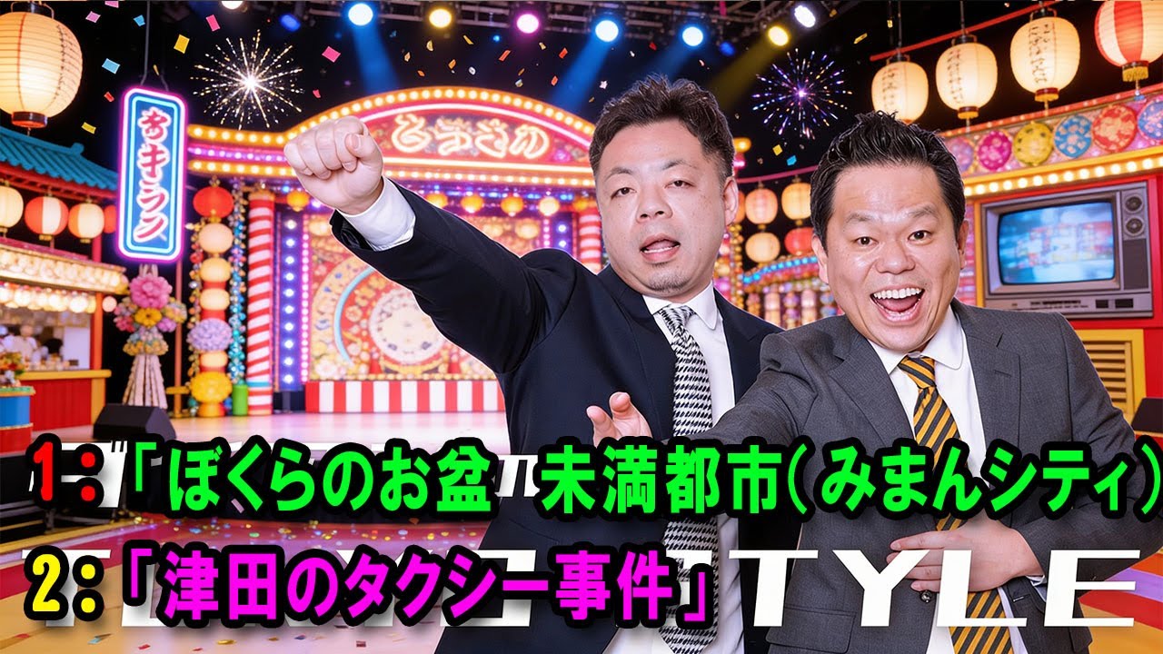 ダイアンのTOKYO STYLE 🔴「津田のタクシー事件」【アフタートーク】【睡眠用・作業用・ドライブ・高音質BGM聞き流し】