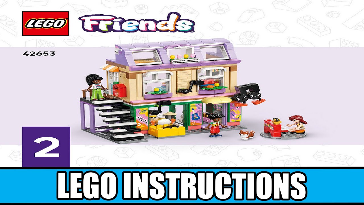LEGO Instructions - Friends - 42653 - Music Shop & Apartment - Heartlake City (Book 2)