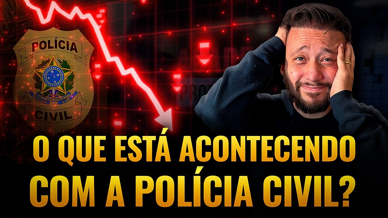 Nº de Inscritos desabando! O que houve com os Concursos da Polícia Civil?!