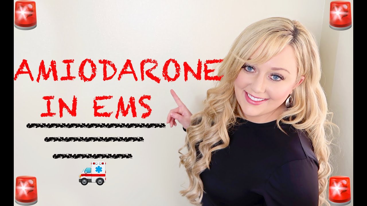 EMT/Paramedic Medication Notecards || Amiodarone