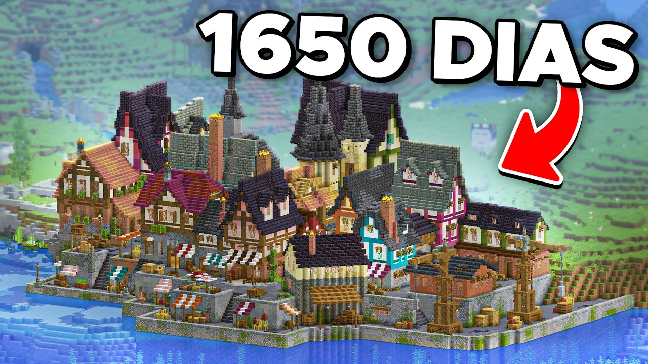 CONSTRUÍ o PORTO PERFEITO no meu MUNDO ETERNO!