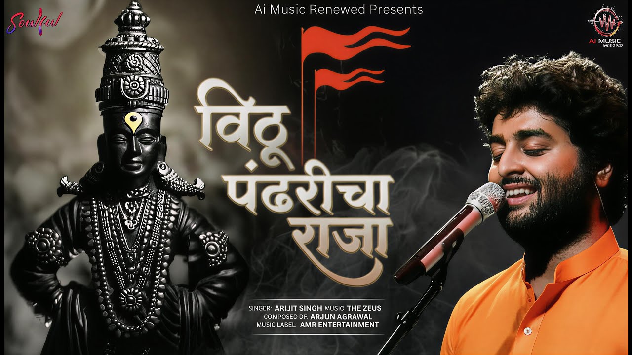 Arijit Singh Marathi Song | Vithu Pandharicha Raja | Lord Vitthala Song | AI Cover Song