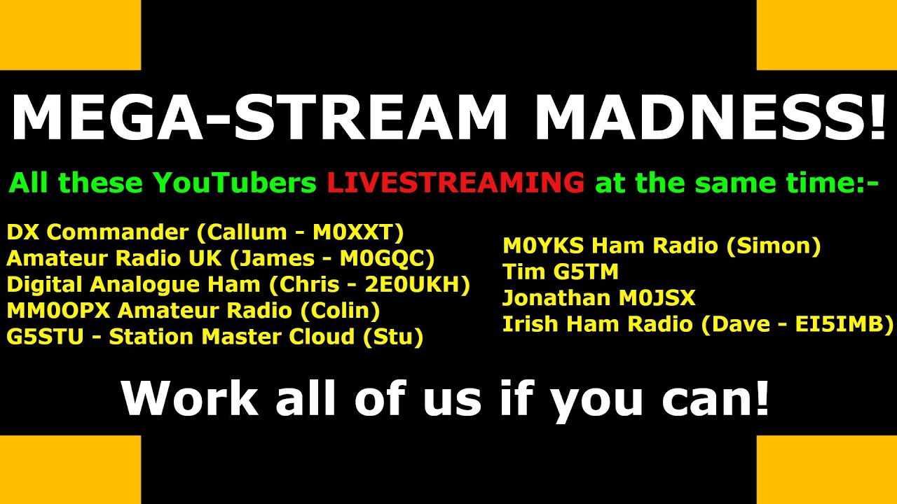Mega-stream Madness!!!
