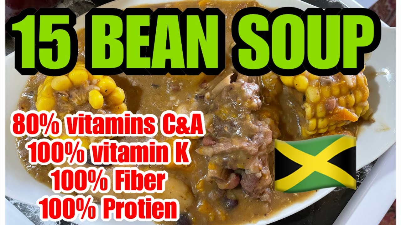 The BEST 15 BEAN SOUP RECIPE IN FERGIE’S 🇯🇲JAMAICAN🇯🇲 KITCHEN.