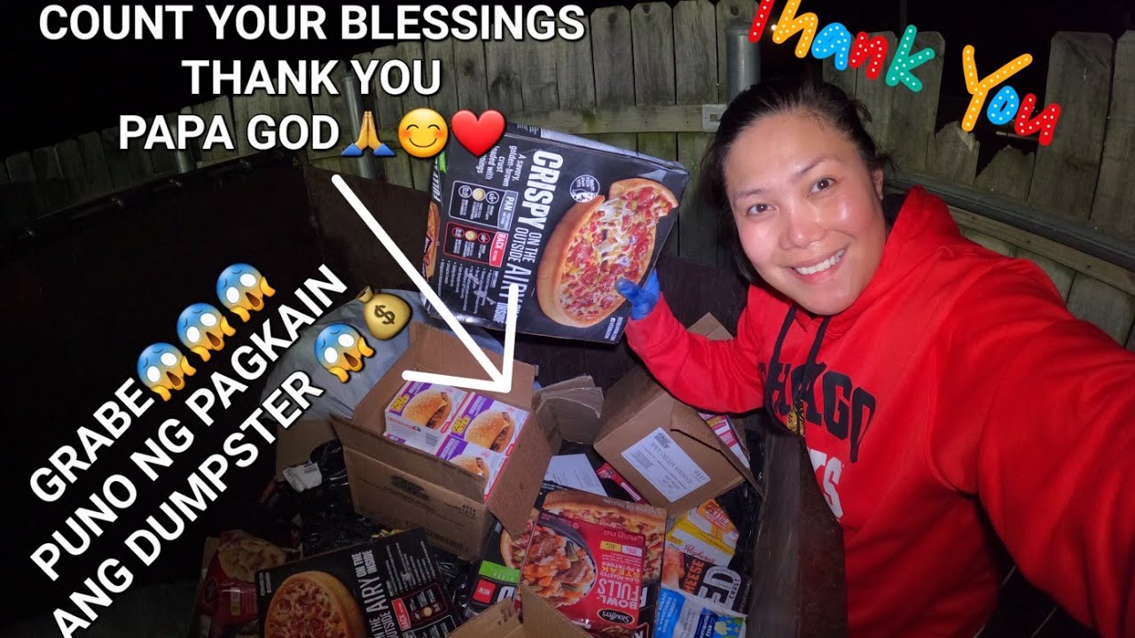 Dumpster Diving: Grabe Sobrang Dami ng Pagkain na Tinapon sa Basura 😱😱 May Pera💰💰💰 sa Basura🤗💰😱