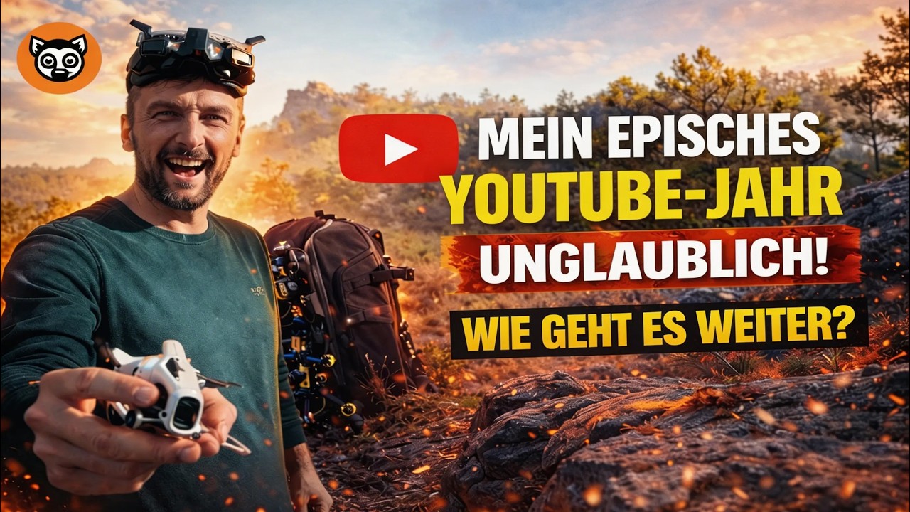 Mein Jahr auf YouTube als kleiner Creator | Rückblick, Kritik & FPV im Winterwald