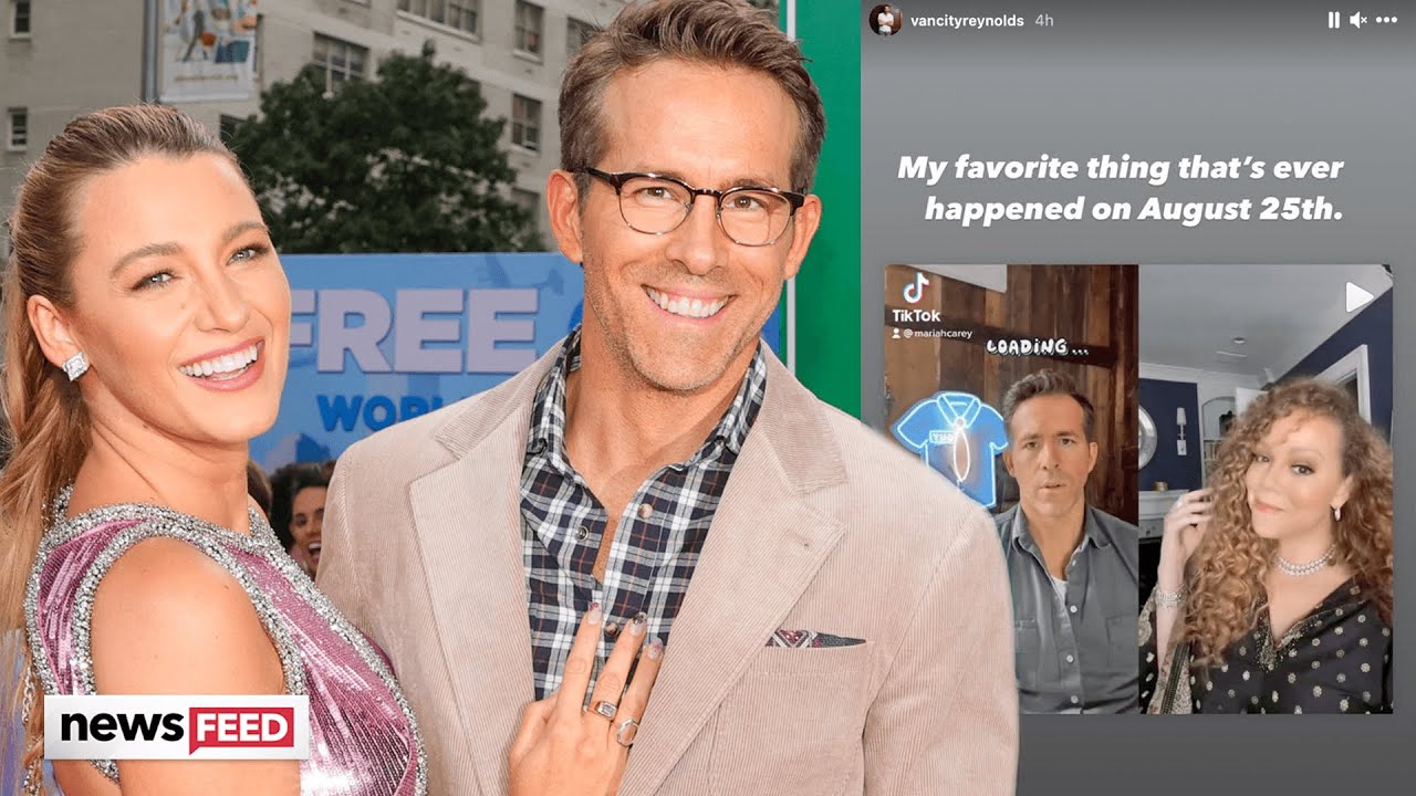 Ryan Reynolds TROLLS Blake Lively With Mariah Carey On Her B-Day!