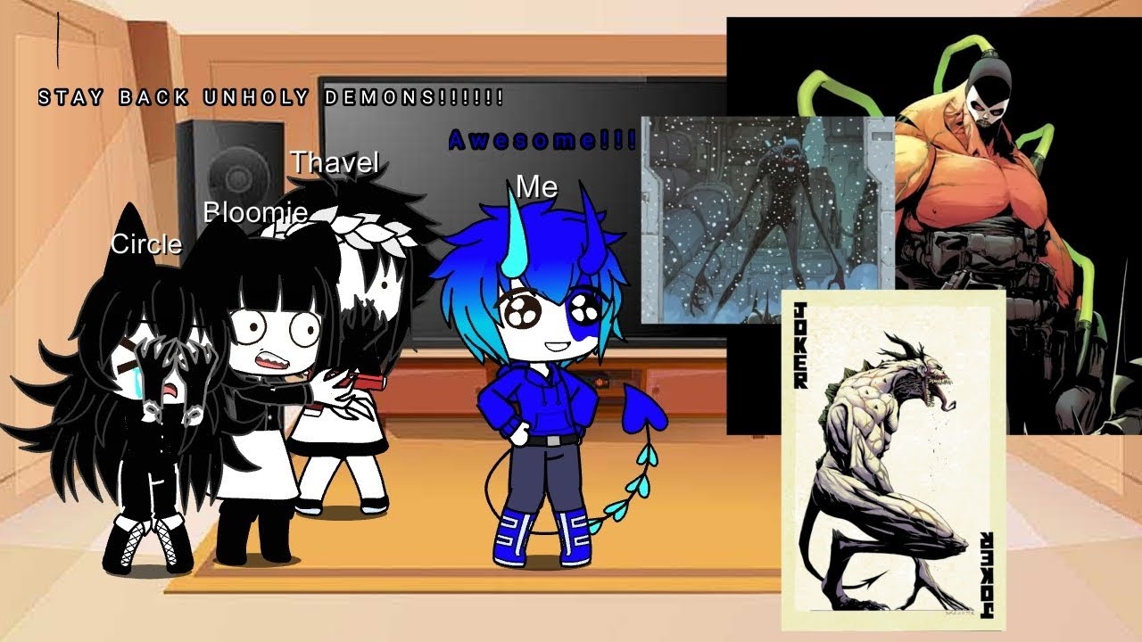 My swap au react to Batman meets absolute villains (link to og video in description)