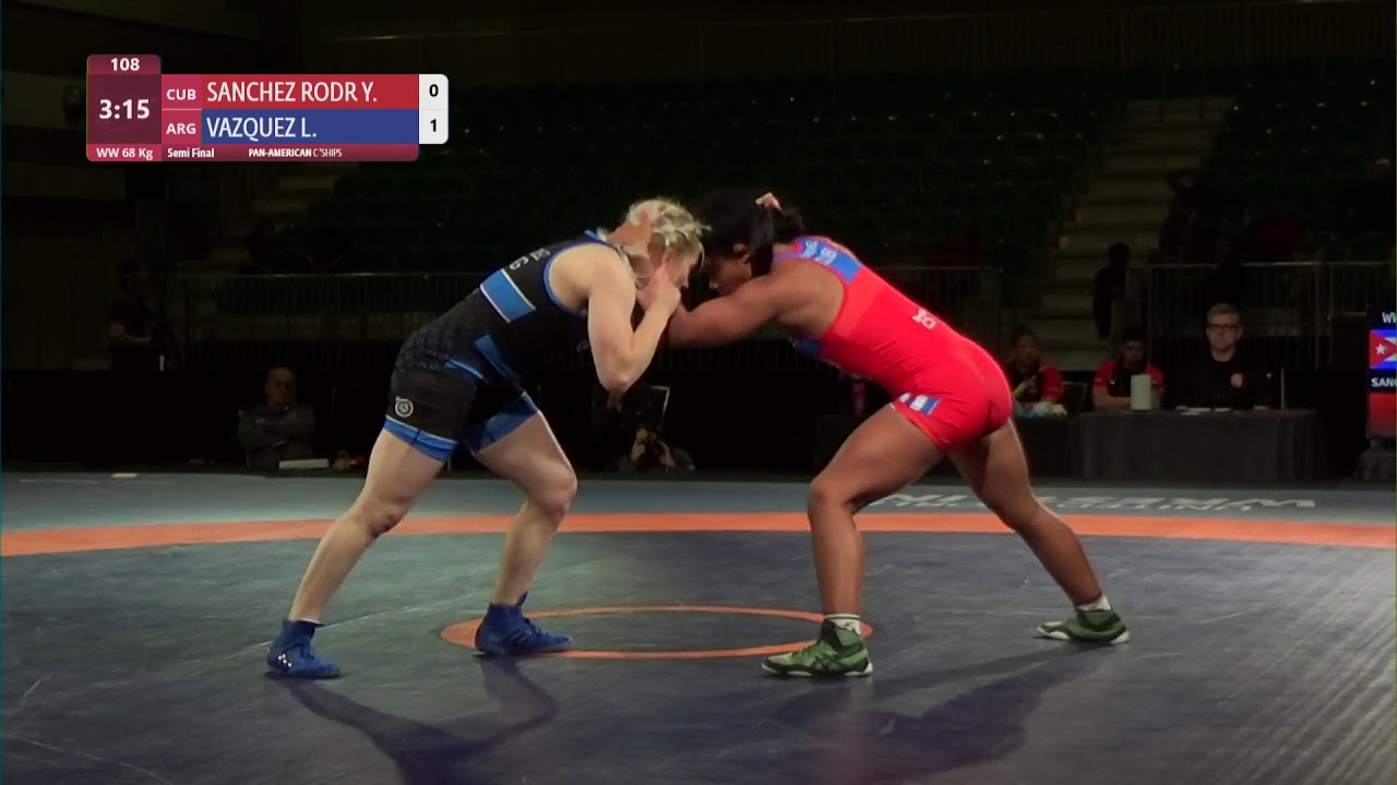1/2 WW - 68 kg: Y. SANCHEZ RODR (CUB) v. L. VAZQUEZ (ARG)