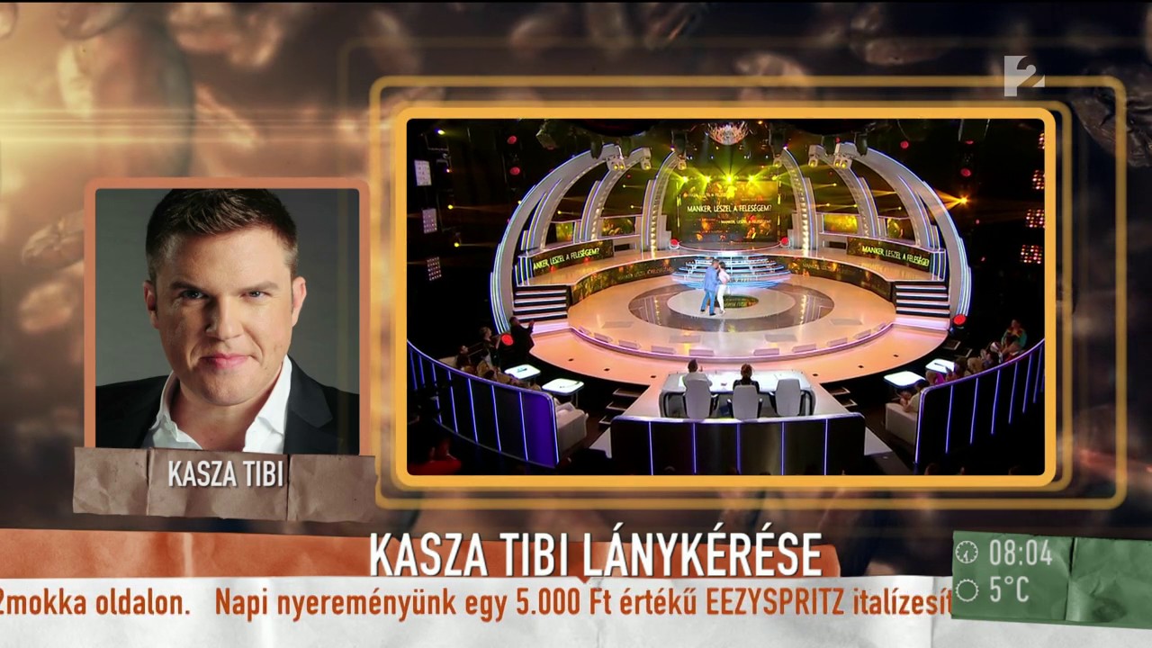 Lánykérés: Kasza Tibi a dal elején rá sem mert nézni Mankerre - tv2.hu/mokka