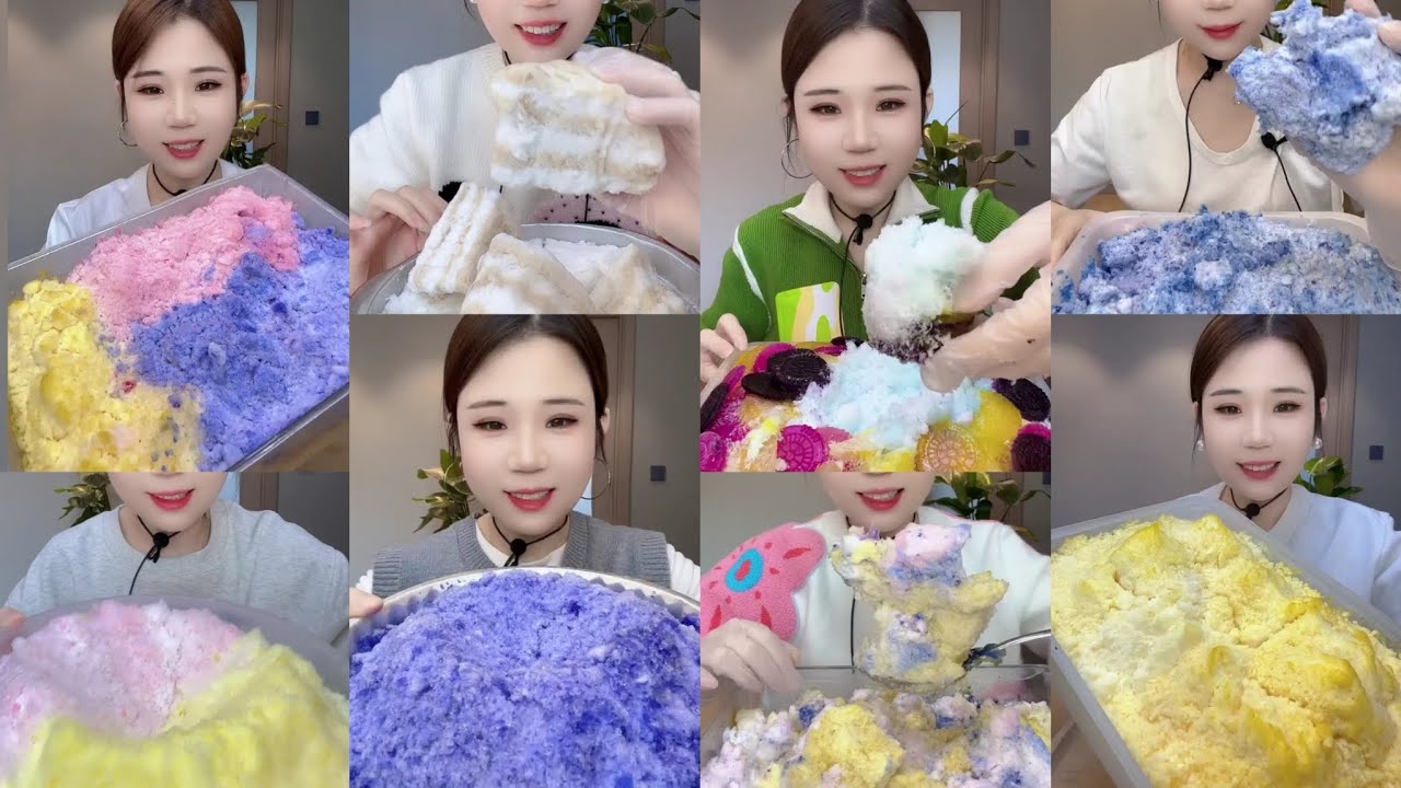 ONLY BITES ~ YY SOFT CLOUDY SHAVED ICE EATING ASMR 