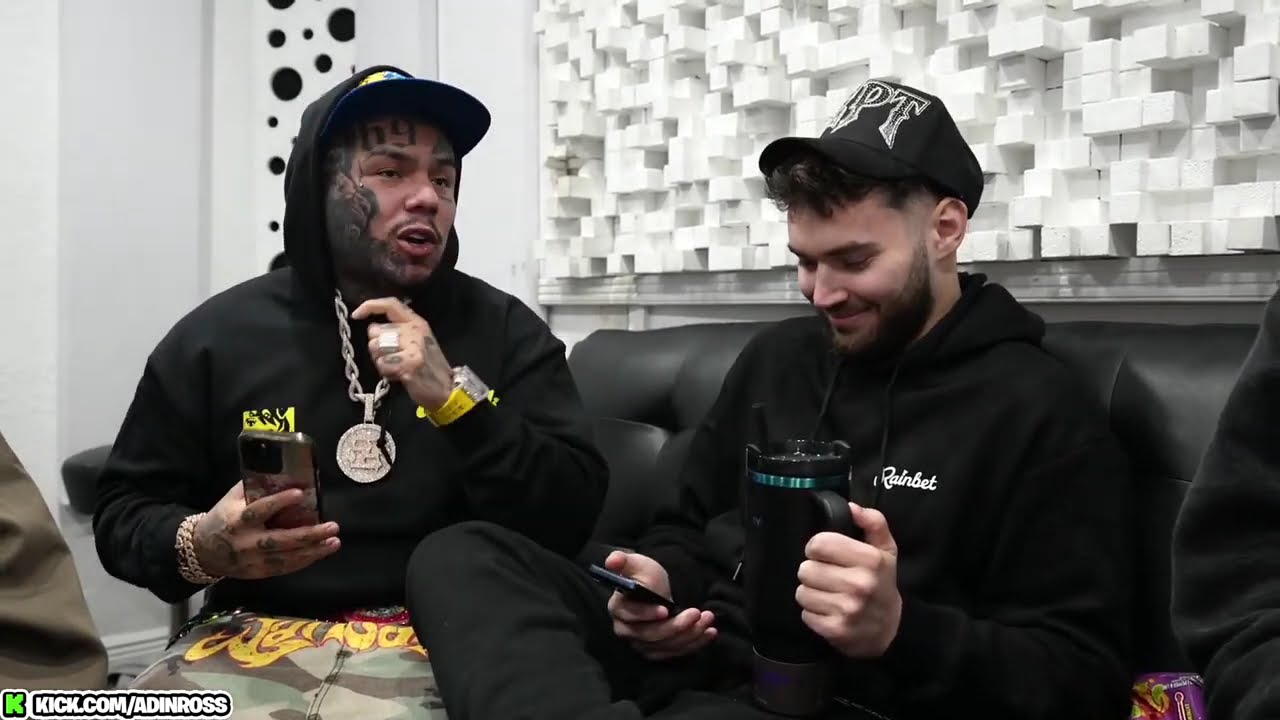 Adin Ross x 6ix9ine x Cuffem Studio Session! (FULL STREAM)