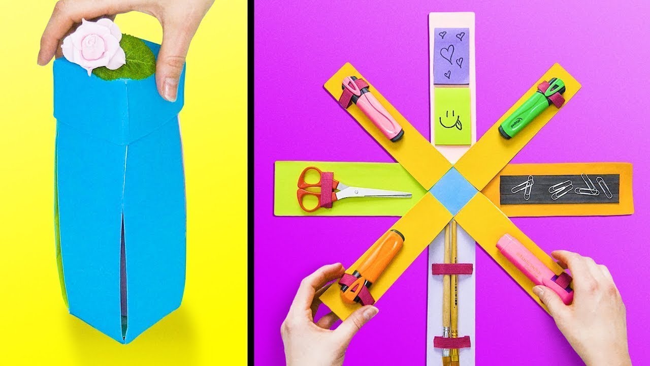 18 RANGEMENTS FAIT MAIN SYMPA ET TRÈS UTILES POUR LES ENFANTS